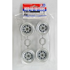 Tamiya 54201 (OP1201) F104 Metal Plated Mesh Wheels (Rubber Tires)